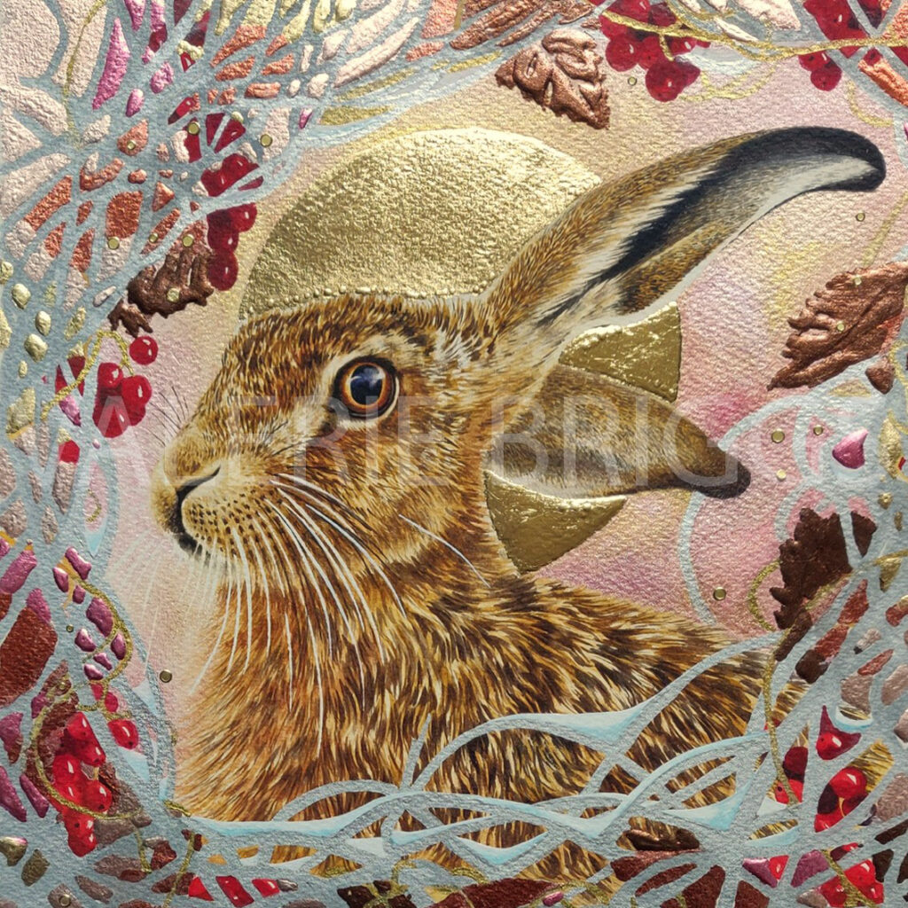 2024 Embellished Winter Hare 2024 Embellished Spring Hare Watercolour 250 x 250